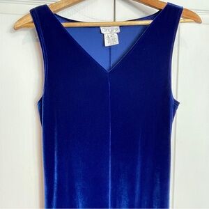 Stretch Velvet 90s Maxi Dress